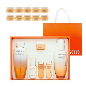 설화수 자음 2종 세트+탄력크림 50ml (5ml x10) BA, 기본+쇼핑백, 1개