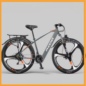 프리엠 MTB 전기 자전거 21단 전동 산악 26인치 pas 파스 배달 고출력 로드 등하교, 그레이/일체형휠, 경량스틸