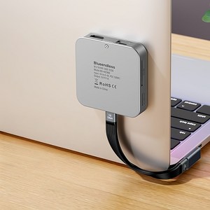 M.2 NVMe 2230 마그네틱 썬더블트 ssd 외장하드 케이스+USB 3.2 8포트 멀티허브 2 in 1, 1개, CPKR-MC906