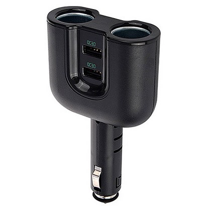 코시 더블 QC30 멀티 차량용 충전기 2구 USB 2포트 CR3218AT