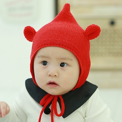 무슈 유아공용 모찌 파일럿 모자
