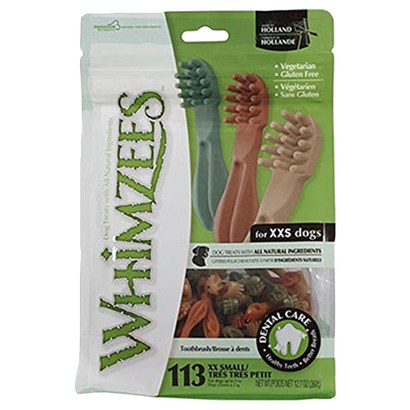 Whizees 밸류백 칫솔 강아지껌 XXS