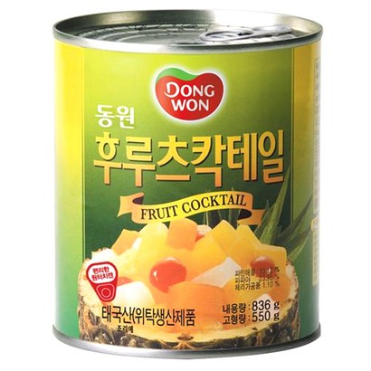 동원 후르츠칵테일 과일통조림