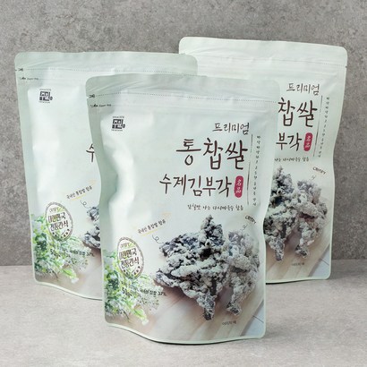 주일 프리미엄 통찹쌀 수제 김부각 리뷰후기