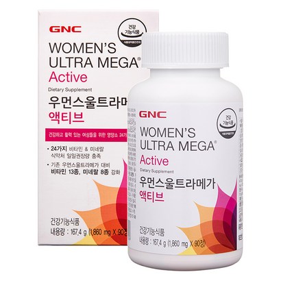NC 우먼스 울트라메가 액티브 비타민&미네랄