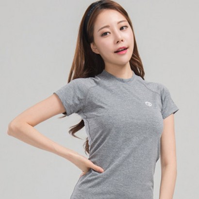 리핏 숏 슬리브 로고 탑 스포츠 티셔츠 리뷰후기