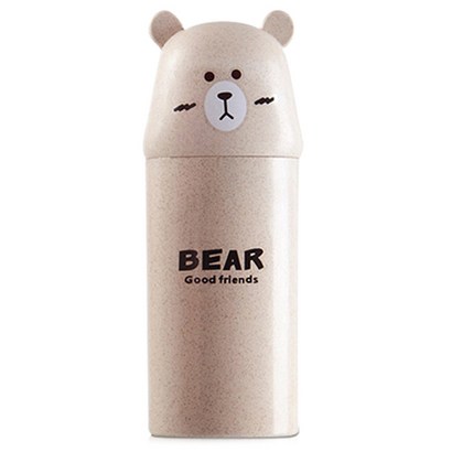 더자카 베어 휴대용 칫솔케이스