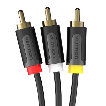 벤션 무산소 3 RCA to 3 RCA 오디오 비디오 AV 케이블