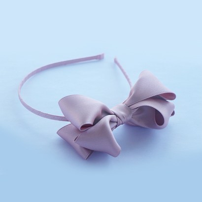 프라임리본 양면 무광 비틀기 리본 머리띠