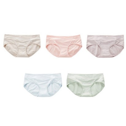 마더라이크 8828 면 골반 임산부 팬티 5종