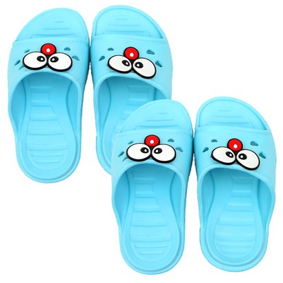 자연일상 바닐라 키즈 하트 욕실화 블루