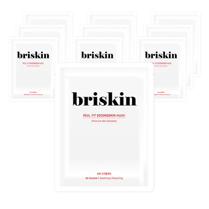 브리스킨 리얼 핏 세컨드스킨 sos 케어 시트 마스크