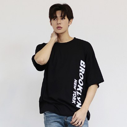 빅사이즈클럽 남녀공용 DG 브루클린 반팔 티셔츠 리뷰후기