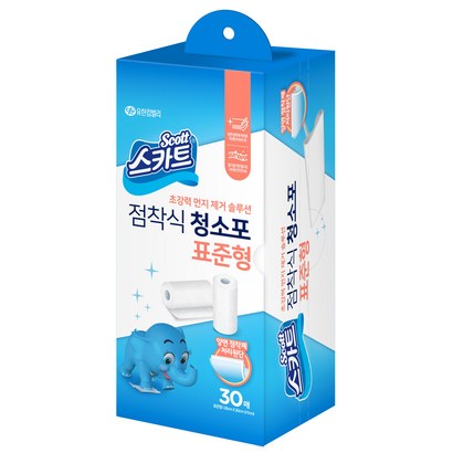 스카트 점착식청소포 표준형 30매