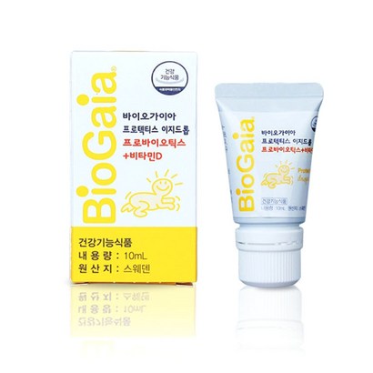 바이오가이아 프로텍티스 이지드롭 프로바이오틱스 비타민 D 영양제