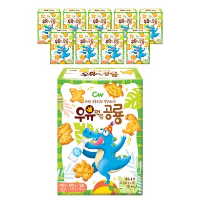청우식품 우유먹은공룡 비스킷