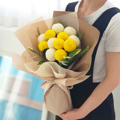 생화 플라워마켓 꽃다발 M 리뷰후기