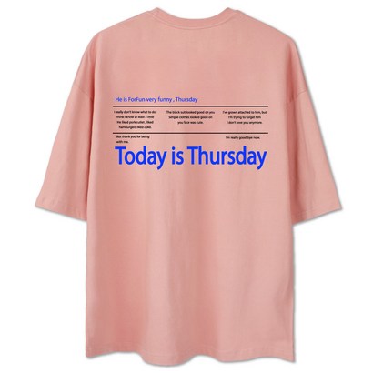 벤힛 Thursday 오버핏 남녀공용 반팔티셔츠 리뷰후기
