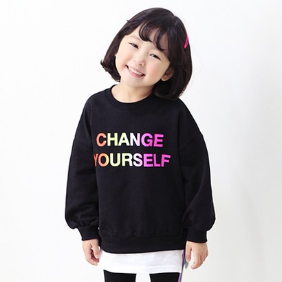 초코몽 아동용 셀프 레이어드티