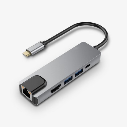 묘한 5 in 1 C타입 멀티 포트 허브 MHU105GE 리뷰후기