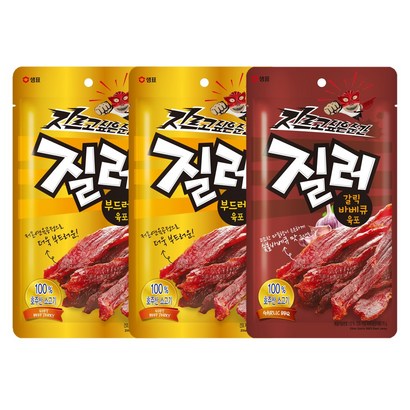 질러 부드러운 육포 갈릭바베큐 육포