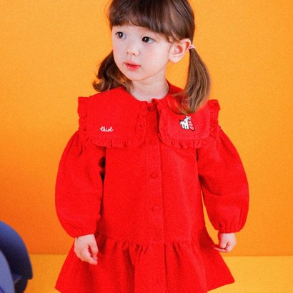 몰리멜리 여아용 쥬쥬 세일러 원피스