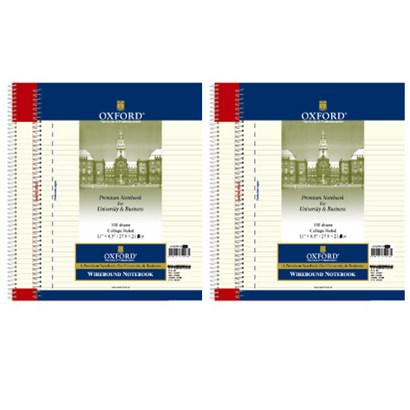 OXFORD 포켓 절취스프링 etter 좌철 90매 대용량 노트 4종