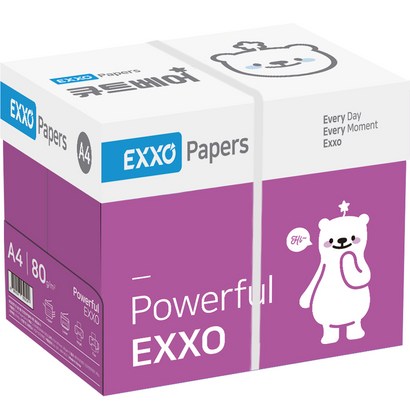 엑소 큐트베어 복사용지