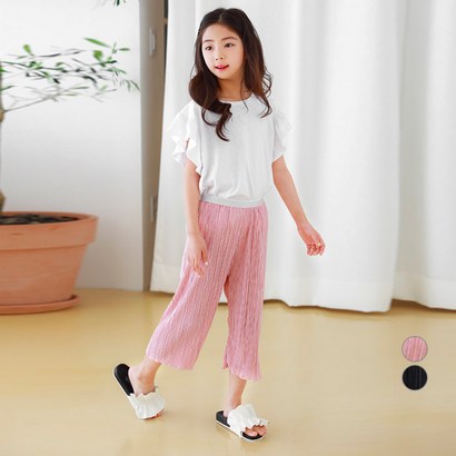 키즈레시피 여아용 버터플라이 상하 바지세트 리뷰후기