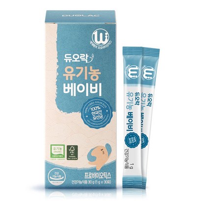 듀오락 유기농 베이비 프로바이오틱스