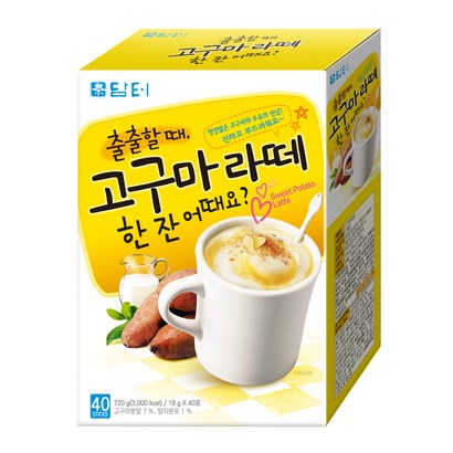 담터 고구마라떼 리뷰후기