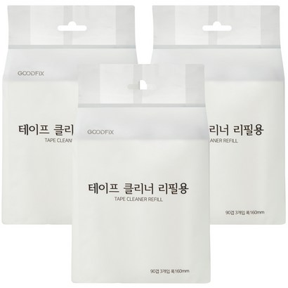 굿픽스 사선컷팅 테이프클리너 밀대용 90겹 리필