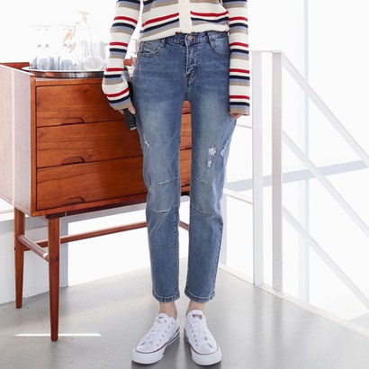 수비진 여성용 반하이 보이핏 슬림 일자진 S869