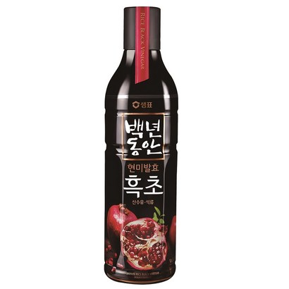 샘표 백년동안 현미발효 흑초 산수유 석류