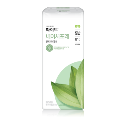 화이트 네이처포레 팬티라이너 일반