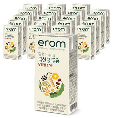 이롬 황성주 국산콩 두유 우리땅 17곡