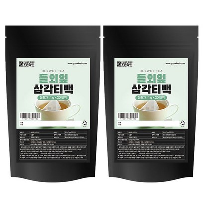 조은약초 돌외잎 삼각티백 리뷰 후기