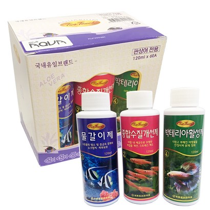 샘아쿠아 투터치 물갈이제 박테리아 활성제 종합수질개선제