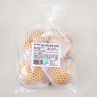 곰곰 저탄소인증 상주배 리뷰후기