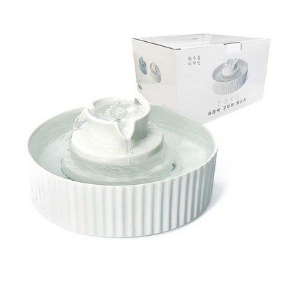 하우룽디자인 CAKE 세라믹 고양이 정수기 리뷰후기