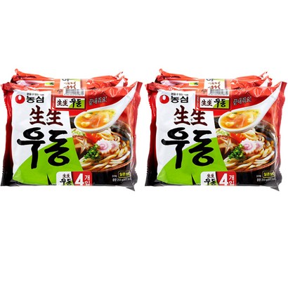 농심 생생우동 봉지