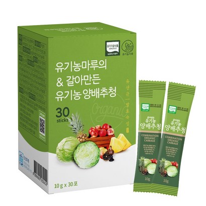 유기농마루 유기농 양배추청 스틱