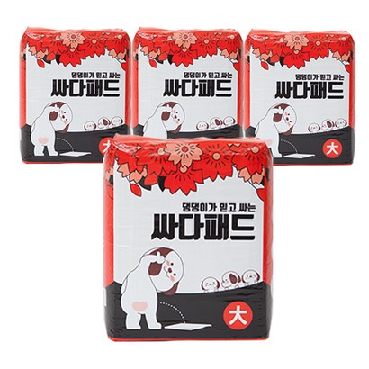 페슬러 강아지 배변 싸다패드 코튼향 대 40매