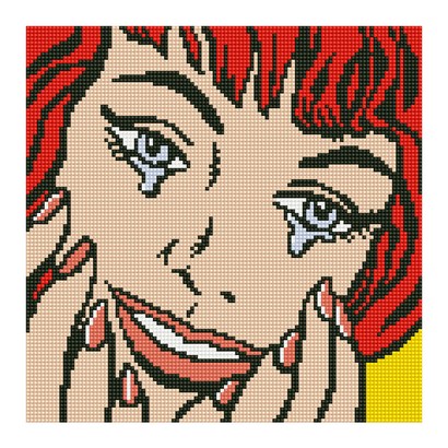 아이러브페인팅 DIY 보석십자수 캔버스형 러블리 3030