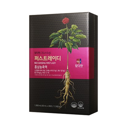 참다한 퍼스트레이디 홍삼진액