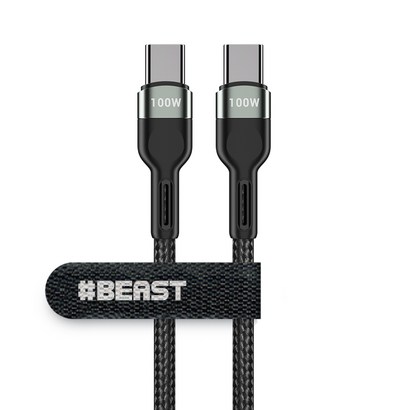 샵비스트 C to C 100W QC40 D 초고속충전 직조방식 케이블