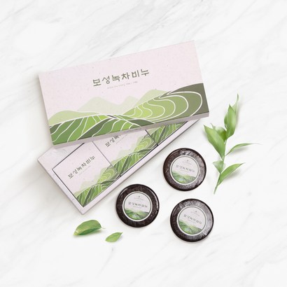 맥녹 보성 녹차 비누 선물세트