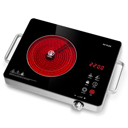 듀플렉스 쉐프리 듀얼 하이라이트 전기레인지 2200W 1구