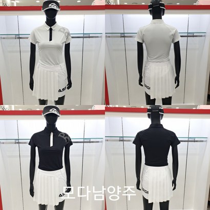 파사디 파사디 골프 여성 여름 소매 프린트 반팔 티셔츠 TY2