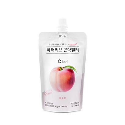 닥터리브 곤약젤리 복숭아맛